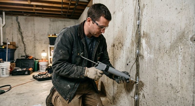 Basement Crack Repair in Sandy, UT