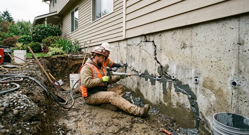 Basement Foundation Repair in Midvale, UT