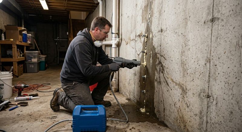 Basement Foundation Repair in Summit County, UT