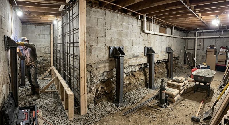 Basement Stabilization in Sandy, UT