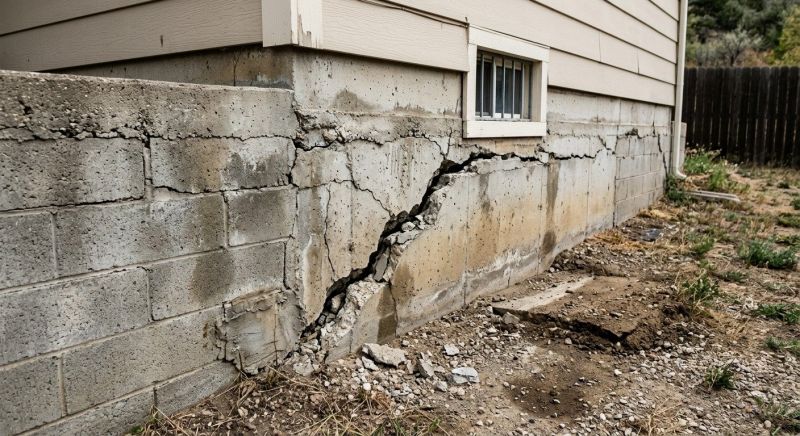 Cracked Foundation Repair in Bountiful, UT