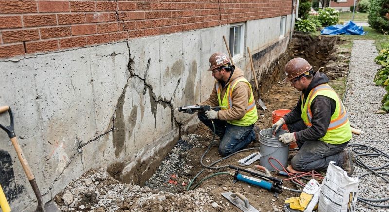 Cracked Foundation Repair in Midway, UT