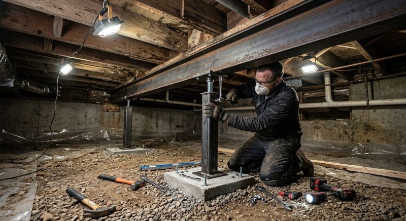 Crawlspace Structural Repair in Sandy, UT