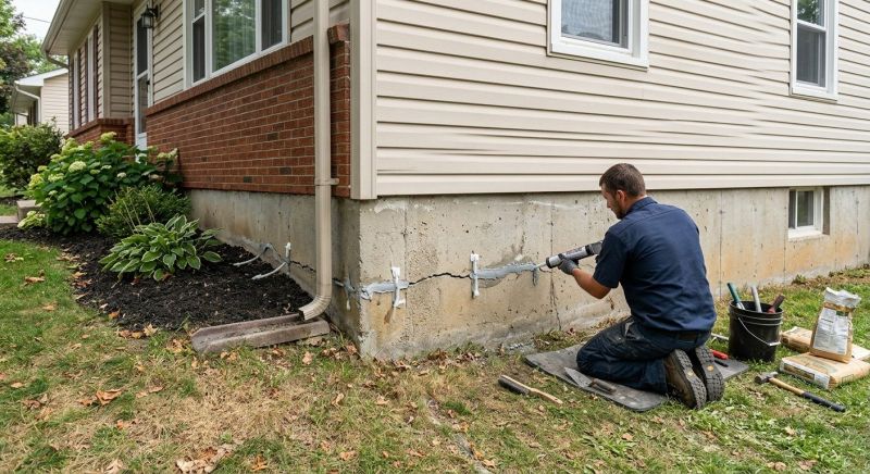 Foundation Crack Sealing in Sandy, UT