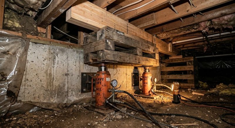 Foundation Jacking in American Fork, UT