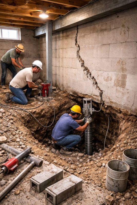 Foundation Structural Repair in Midvale, UT