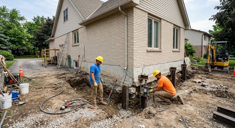 Helical Piers Installation in Sandy, UT