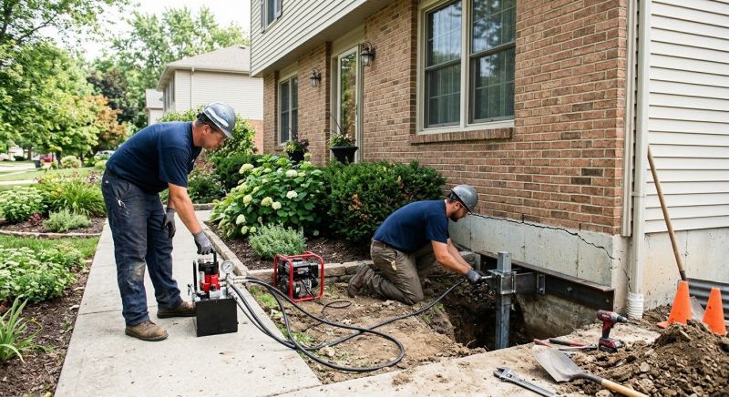 Settling Foundation Service in Draper, UT