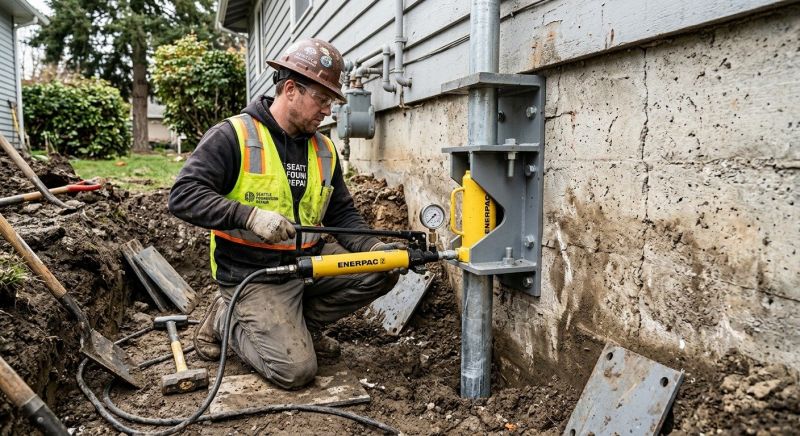 Settling Foundation Service in Draper, UT