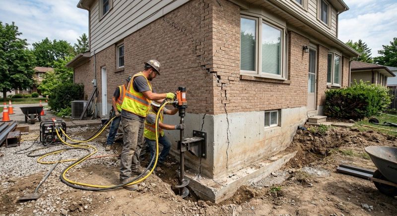 Settling Foundation Service in Sandy, UT