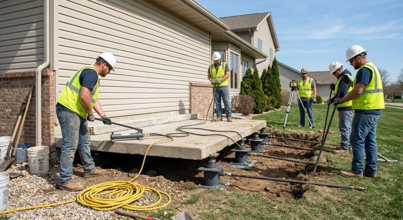 Sinking Foundation Lifting in Sandy, UT