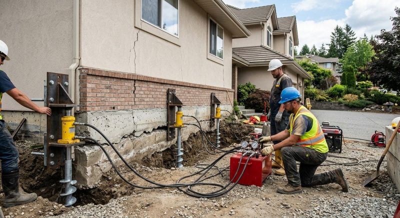 Sinking Foundation Lifting in Sandy, UT