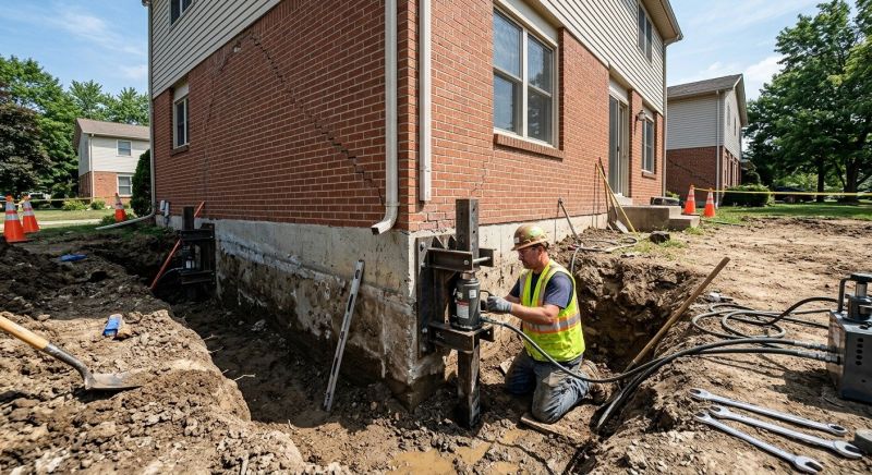 Sinking Foundation Repair in Orem, UT