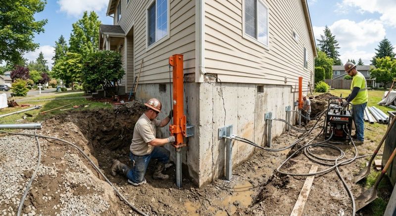 Sinking Foundation Repair in Provo, UT