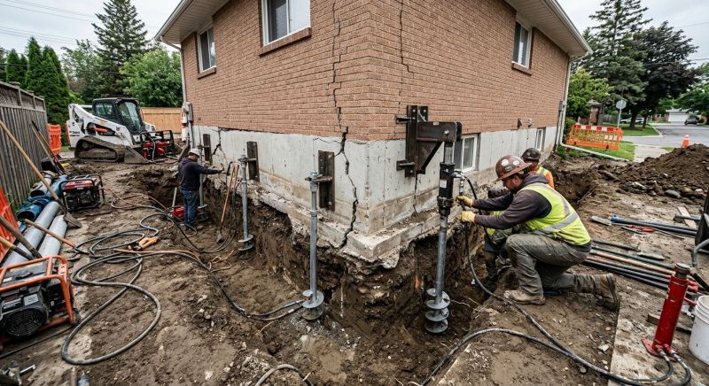 Sinking Foundation Repair in Utah County, UT
