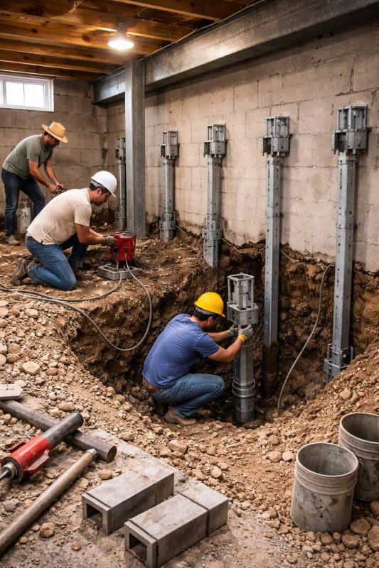 Structural Underpinning in Sandy, UT