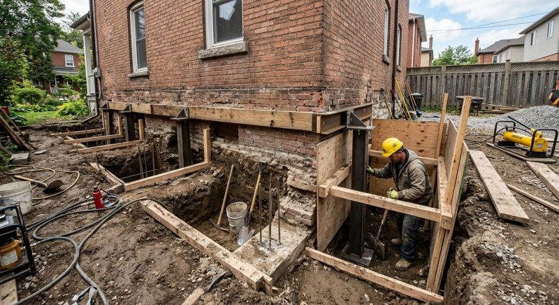 Structural Underpinning in Sandy, UT