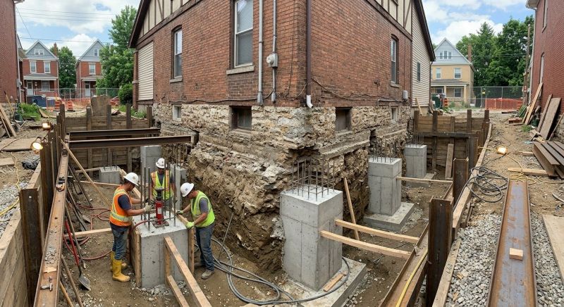 Structural Underpinning in Sandy, UT